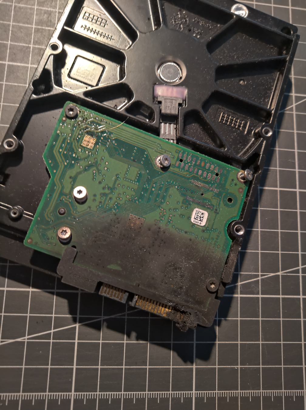 ærme Kort levetid Fjernelse HDD Data Rescue - Fixing a HDD with a burnt cable | Thomas R. Koll