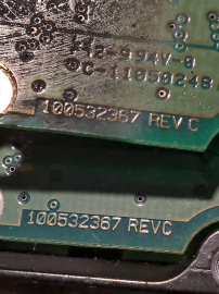 The revisions are etched into the PCB. Note that the numbers on the HDD sticker might be the same but the PCB revisions still be different like REV A vs REV B 